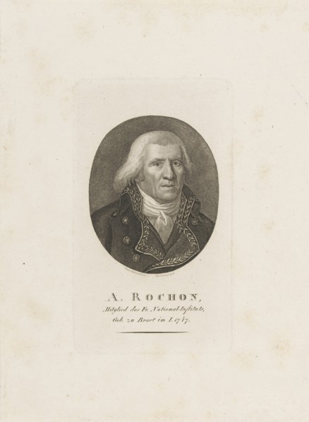 Portrait of Alexis-Marie de Rochon (1741-1817) , c. 1800.