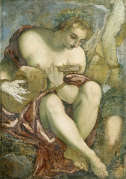 Muse With a Lute, Second half of the16th cen..