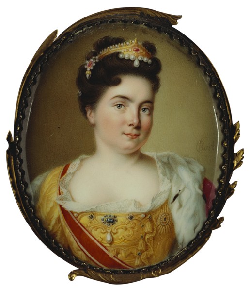 Portrait of Empress Catherine I. (1684-1727), 1717.