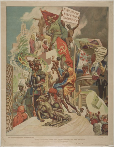 The October Revolution gave new life and development to some forgotten peoples ?, 1930.