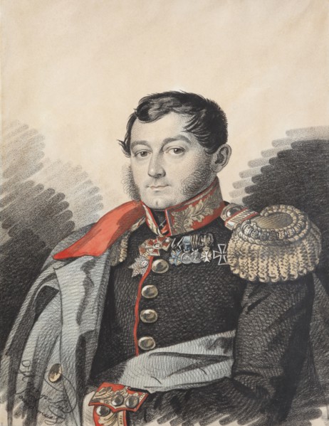 Portrait of Pyotr Nikolaevich Yermolov (1787-1844), 1820s.