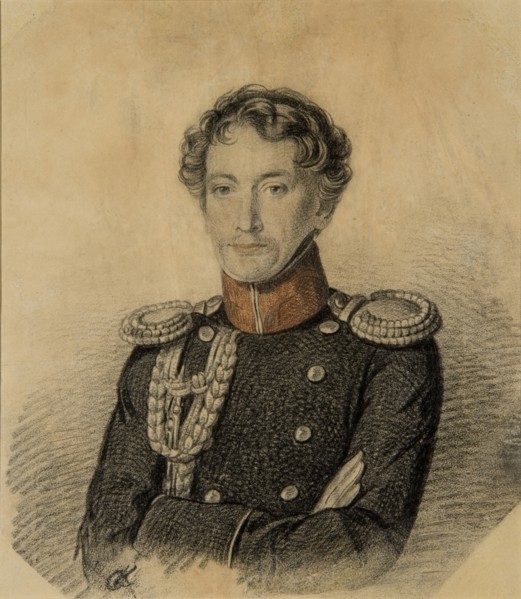 Portrait of Alexander Ivanovich Dmitriev-Mamonov (1787-1836), Early 1820s.