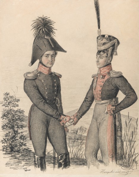 Portrait of Pyotr Petrovich Esipov (1797-1876) and Pavel Yakovlevich de Witte (1796-1864), Early 182