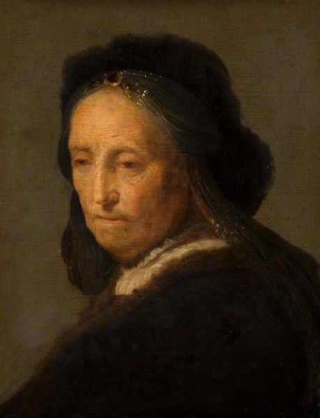Study of an old woman, ca 1630-1634.