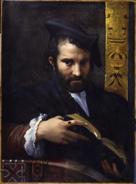 Portrait of a man with a book, ca 1524.