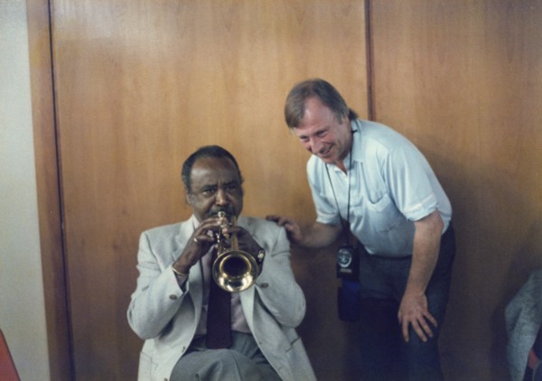 Harry "Sweets" Eddison and Brian Foskett, Edinburgh Jazz Festival, Scotland, 1987.