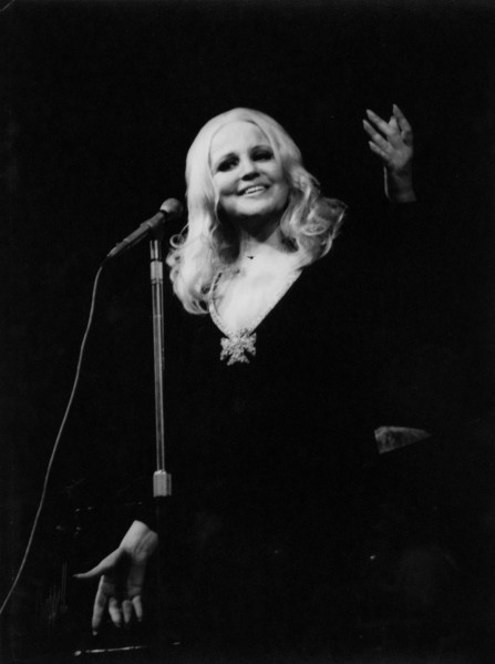 Peggy Lee, Royal Albert Hall, London, 1970.