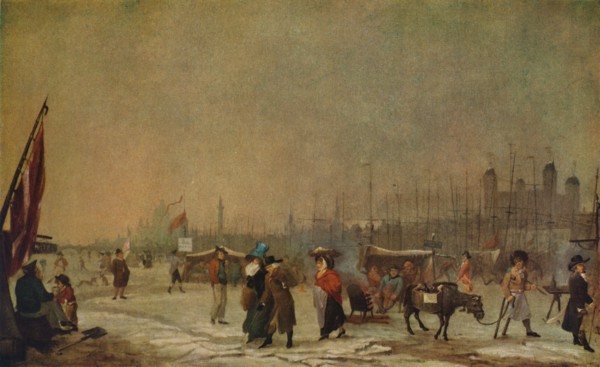 Frost on the Thames', 1788-1789, (1930).