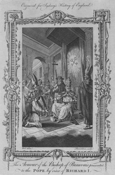 The Armour of the Bishop of Beauvais presented to the Pope by order of Richard I', 1773.