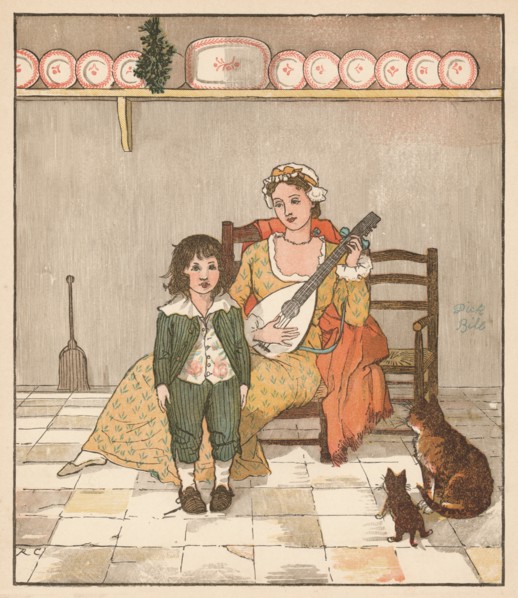 Master Bill Primrose preparing to sing the story', c1879.
