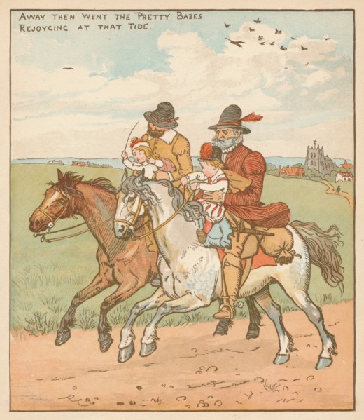 Away They Went The Pretty Babes, Rejoycing At That Tide' c1878.