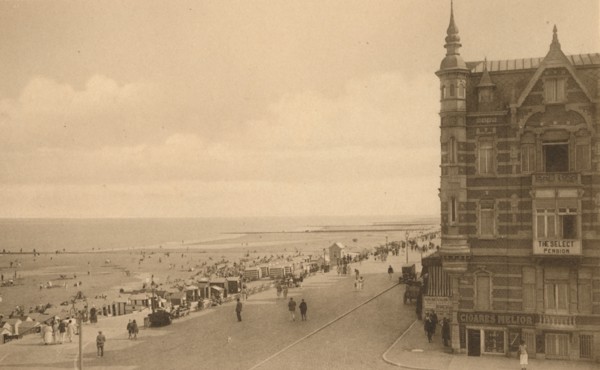 La Digue et la Plage', (Promenade and the Beach), c1900.