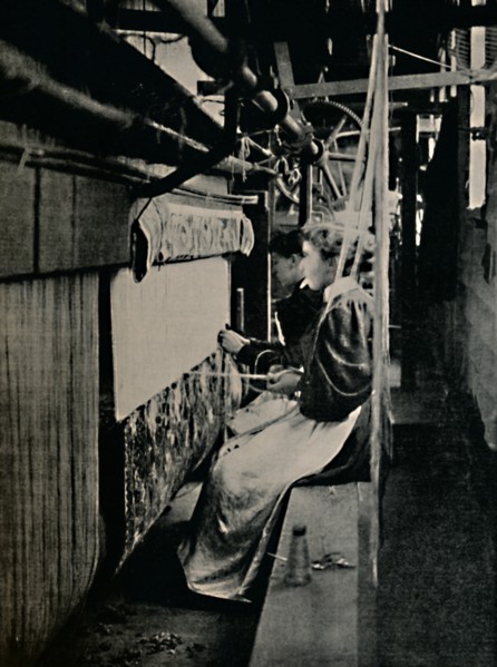 Hammersmith Carpet Weaving at Merton Abbey Works', .