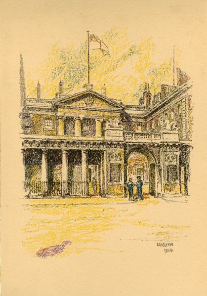 The Admiralty, Whitehall, London', 1924.