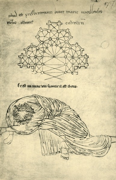 Church plan and sleeping apostle, 1220-1240, (1943).