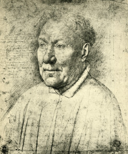Portrait of Cardinal Niccolò Albergati, c1430, (1943).