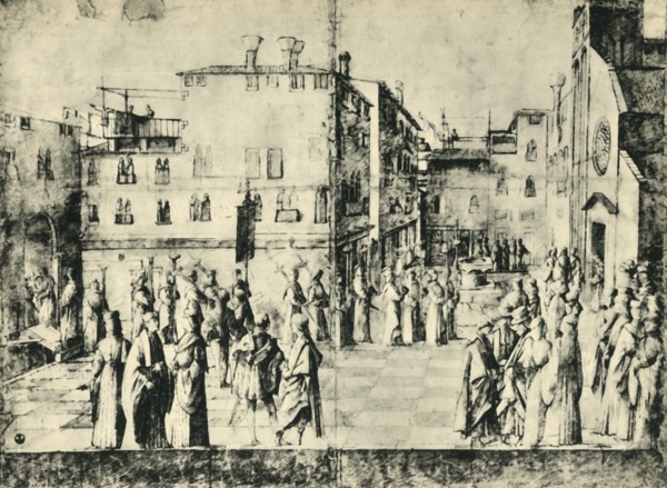 Procession in Venice, mid-late 15th century, (1943).