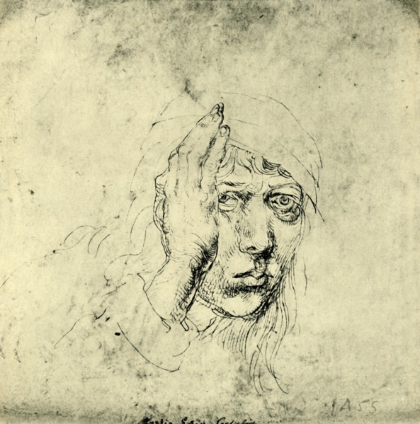 Self portrait with a Bandage', 1492, (1943).