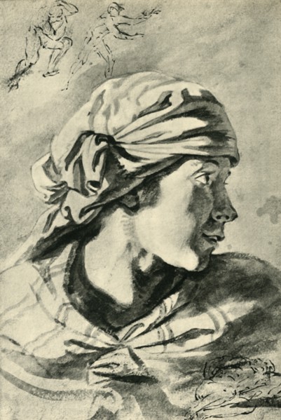 Head of a young woman, mid-late 17th century, (1943).