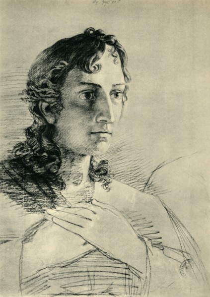 Head and hands of St John, 1806, (1943).