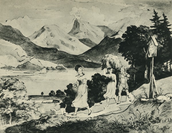 Lake Fuschl, Salzburg, Austria, 1823, (1943).