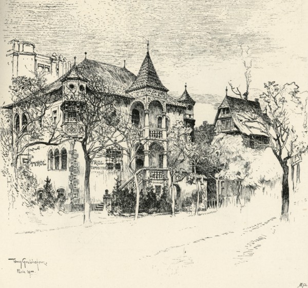 Chateau Tyrolen by Tony Grubhofer', 1900.