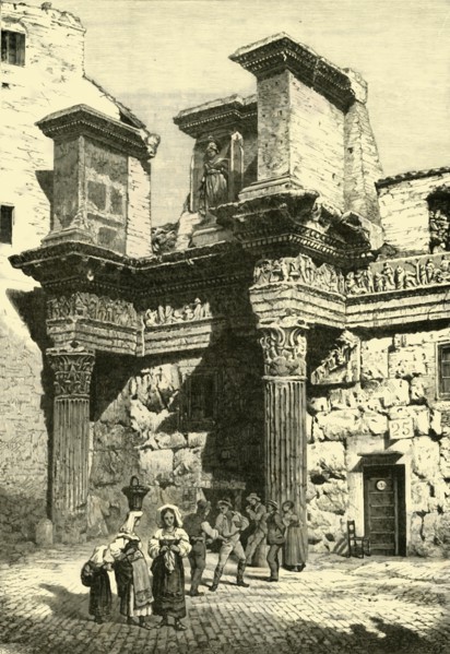 Ruins of Part of Nerva's Forum, Rome', 1890.