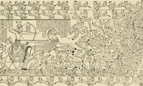 A Battle-Scene from the Rameseum at Thebes', 1890.
