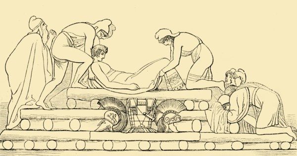 The Funeral of Hector', 1890.