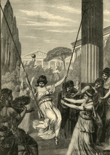Sports of Greek Girls', 1890.