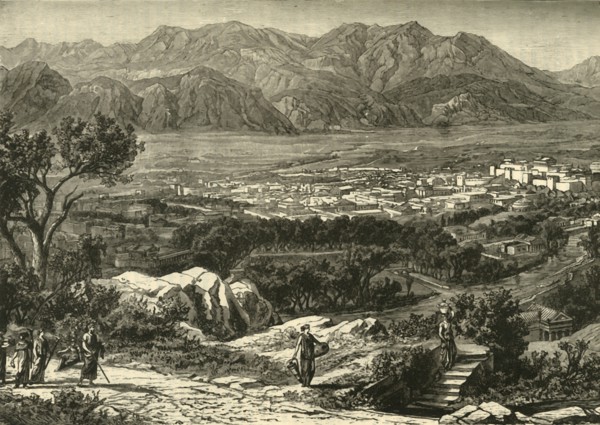 General View of Sparta, Restored', 1890.