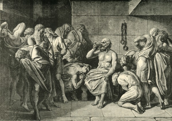 Socrates Drinking the Hemlock', 1890.