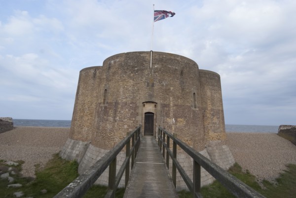 Martello Tower, Aldeburgh, Suffolk, England, UK, 25/5/10.