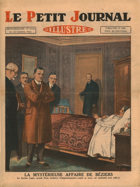 Mysterious affair in Béziers,1930