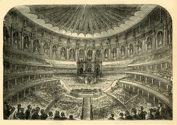 'Interior of the Albert Hall', c1876