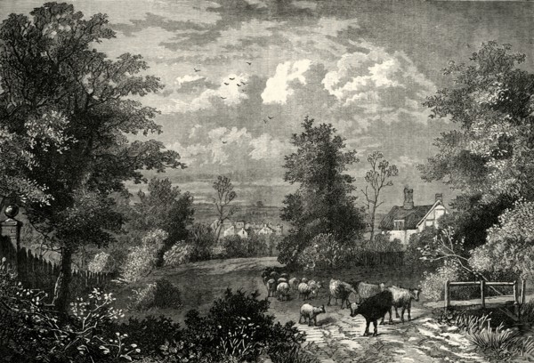 'Notting Hill in 1750', (c1876)