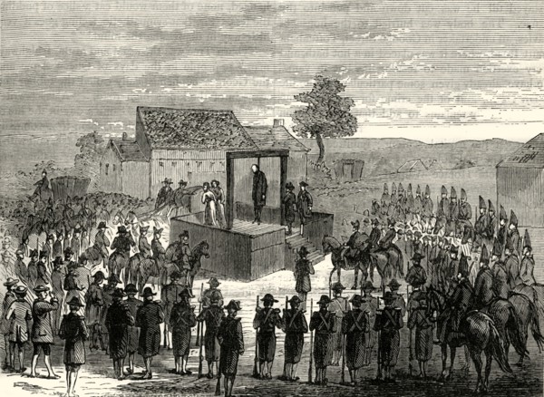 'Execution of Lord Ferrers at Tyburn',1760
