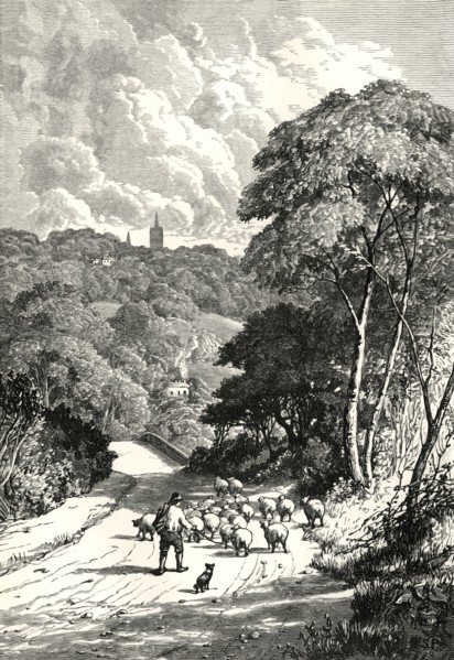 'Hampstead, from the Kilburn Road'
