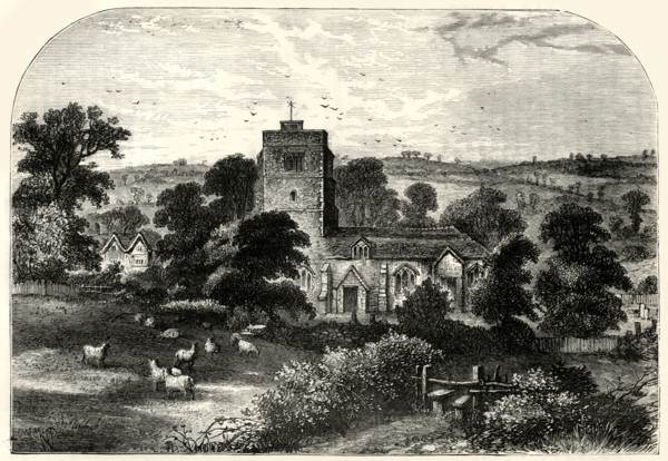 'Hornsey Church in 1750', (c1876)