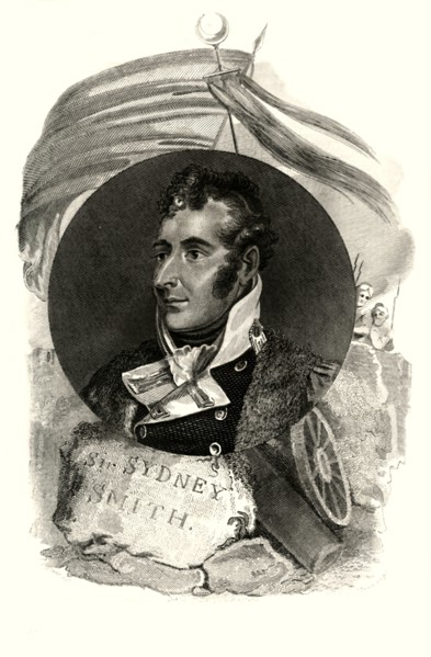 'Sir Sidney Smith, who with 300 British Sailors