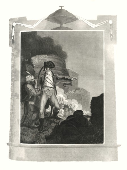 Sir Sidney Smith Defending the Breach at Acre',-1799