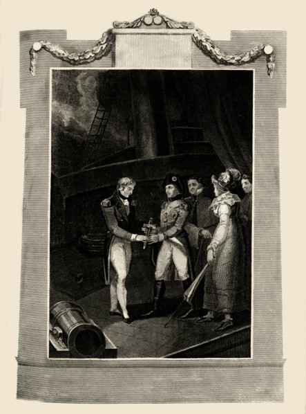 'The surrender of Buonaparte on board the Bellerophon', (15 July 1815)