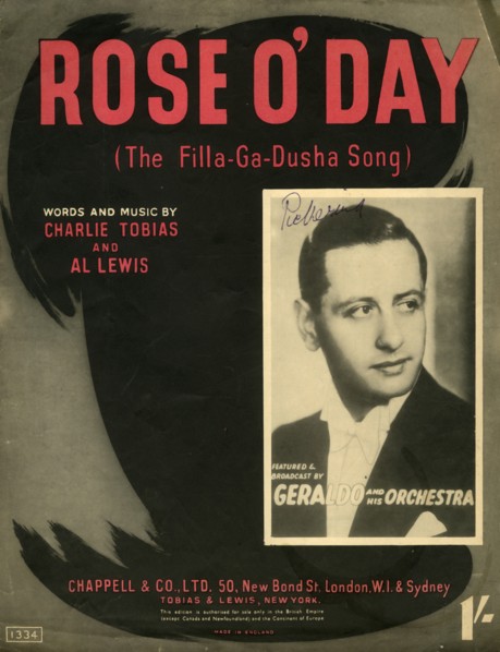'Rose O'Day (The Filla-Ga-Dusha Song)',1941