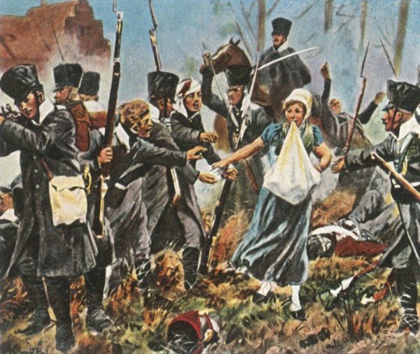 Johanna Stegen at the fighting in Lüneburg, 2 April 1813