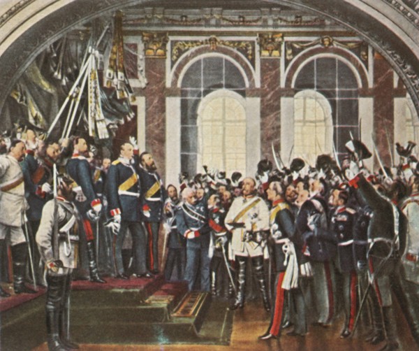 The Proclamation of the German Empire at Versailles, 18 January 1871