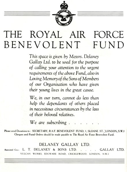 'The Royal Air Force Benevolent Fund',1941