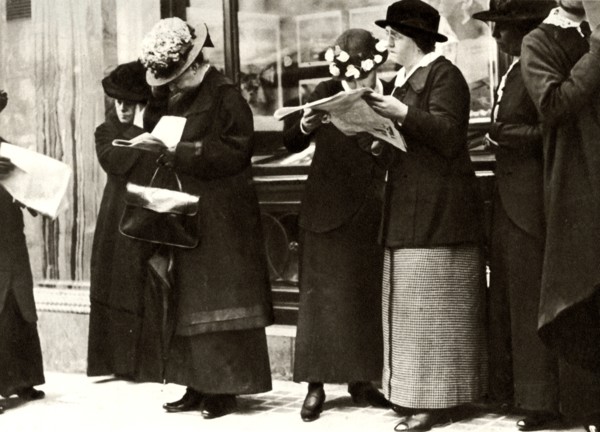 The sinking of the 'Lusitania', May 1915