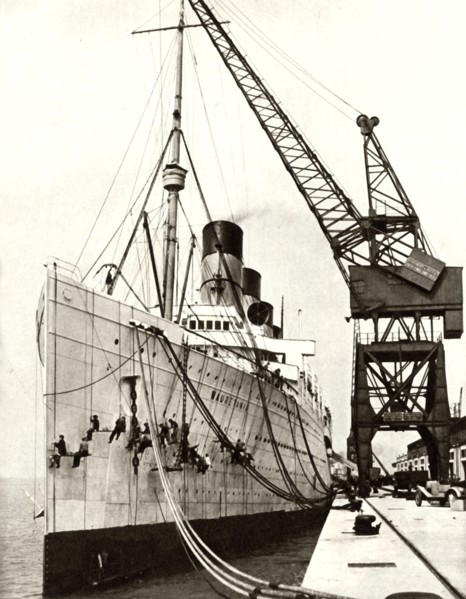 The 'Mauretania',1922