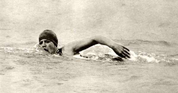 Gertrude Ederle, first woman to swim the Channel