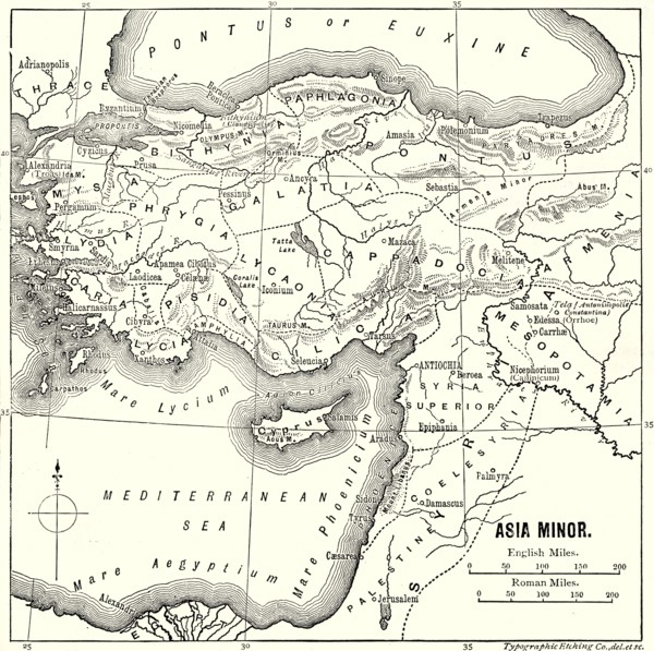 'Asia Minor - Map',1890